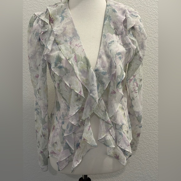Wayf Tops - Wayf Pastel  Spring Floral Blouse